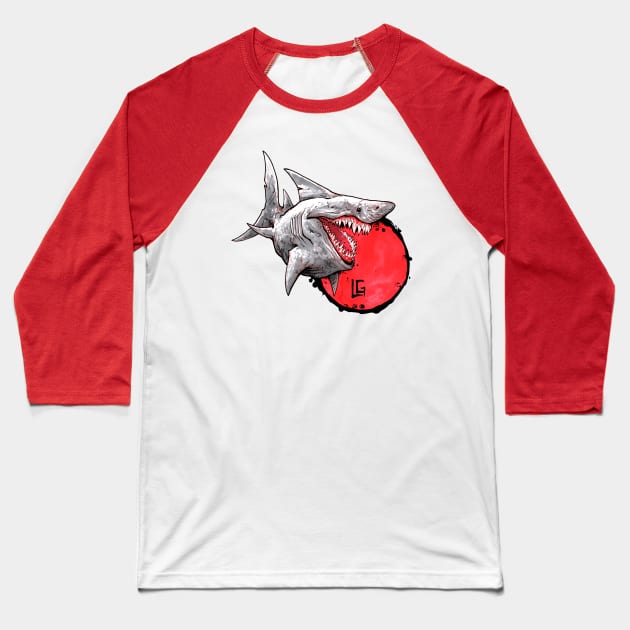 Shark Baseball T-Shirt by Lagonza